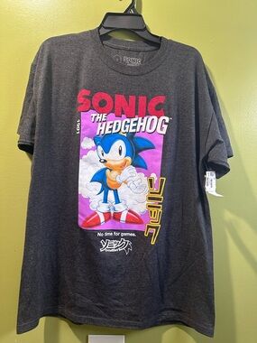Sonic The Hedgehog Graphic Tee - Black
